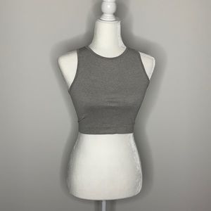 FOREVER‎ 21 grey crop top